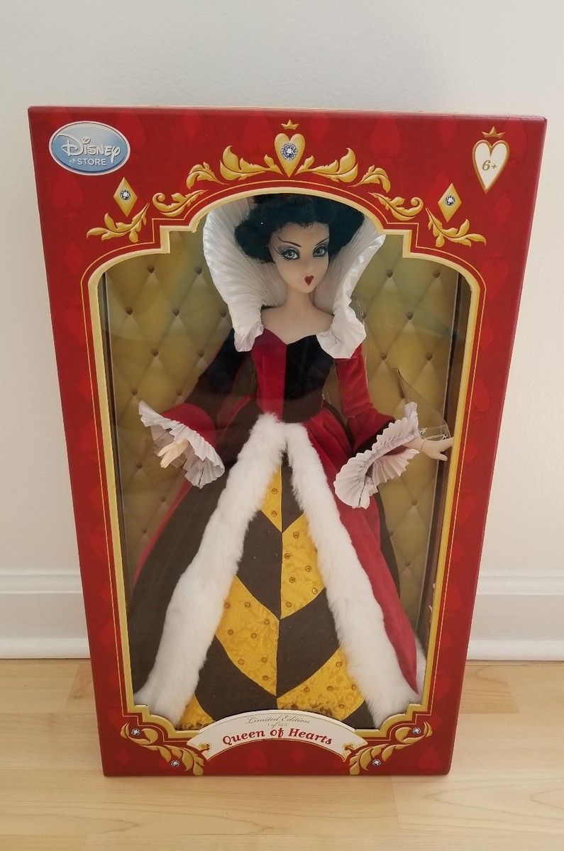 【Queen of Hearts】フィギュリン　人形 DISNEY STORE LIMITED EDITION QUEEN OF HEARTS DOLL 1 OF 500-NEW | eBay