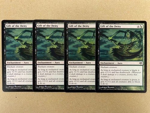 MTG 4x Gift of the Deity Eventide Modern Pauper Magic the Gathering x4 NM