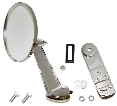 1953-1958 Ford Truck Exterior Chrome Mirror # 53F-18403-L/R | Right
