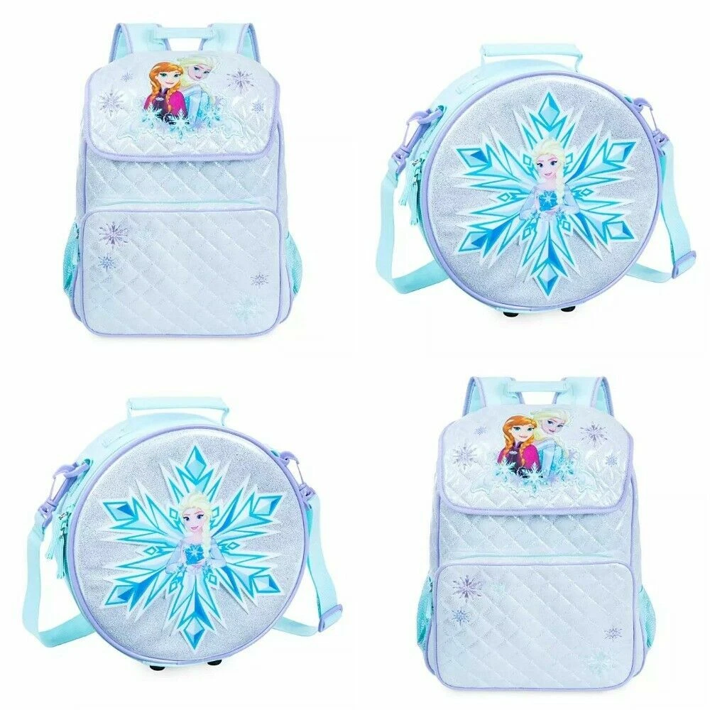 Frozen Elsa Insulated Lunch Bag Disney Girls Princess Snowflakes