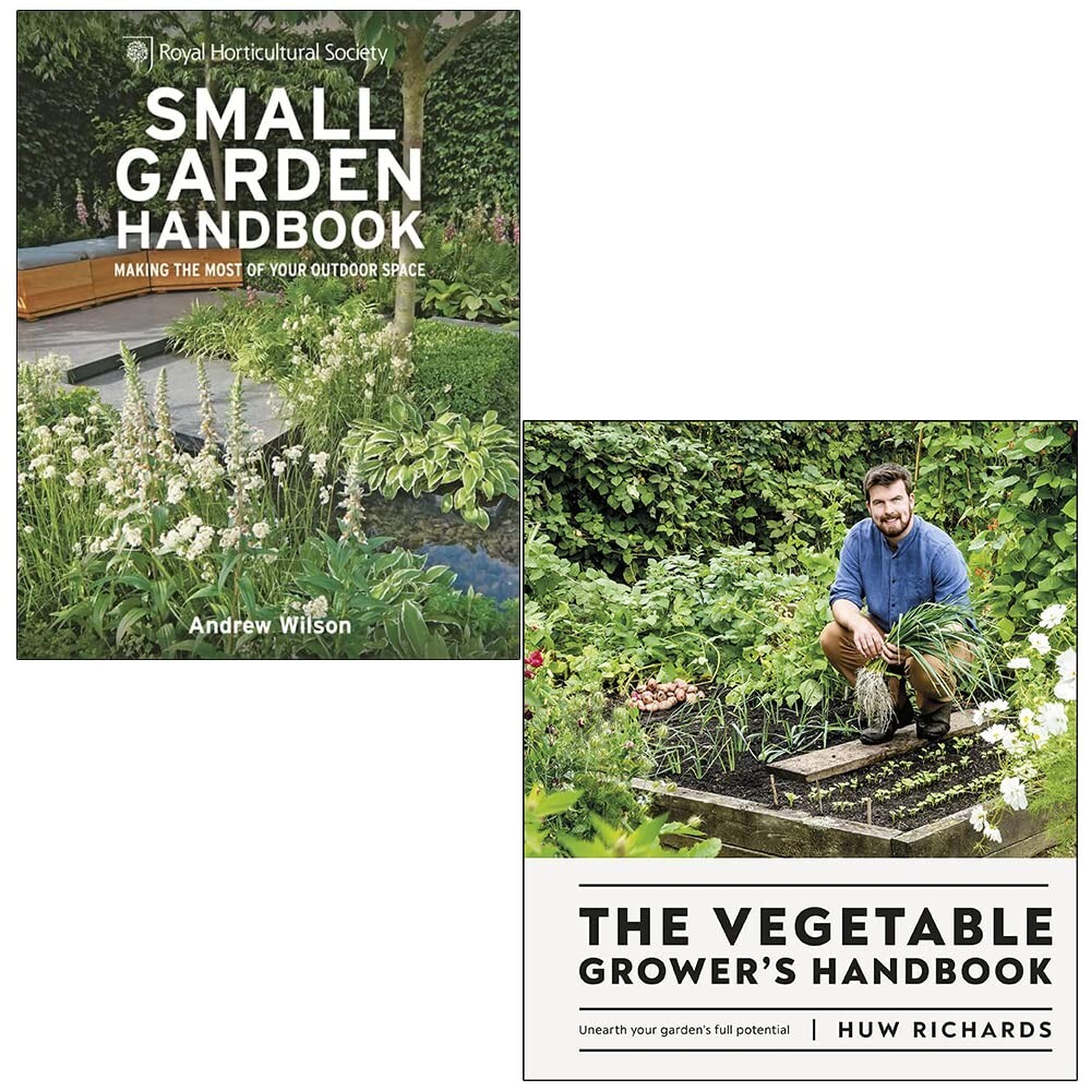 The Vegetable Grower's Handbook,RHS Small Garden Handbook 2 Books Collection Set