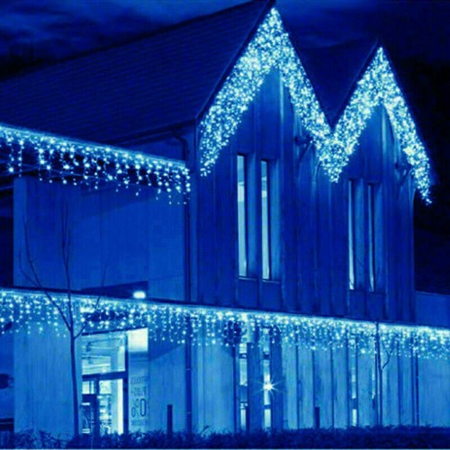 Connectable 5-25 Meter Christmas Snowing Icicle LED Fairy Lights Xmas Party Lamp - Picture 4 of 12
