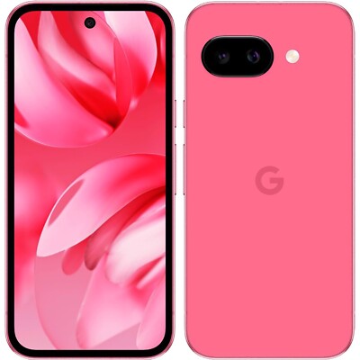 Google Pixel 9a 5G Peony 128GB + 8GB Dual-SIM Factory Unlocked GSM NEW