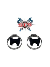 Shock Reservoir Rubber Mount Kit Grommet Clamps Rezzy Elka FOX Axis PEP WORKS