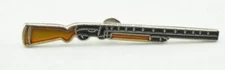 Long Gun Shot Gun Tie Tack Lapel Hat Pin PinBack