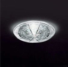LEUCOS RECESSED LIGHTING LOW VOLTAGE POLAR TRIM REMODEL CRYSTAL GLASS MR16-FAST!