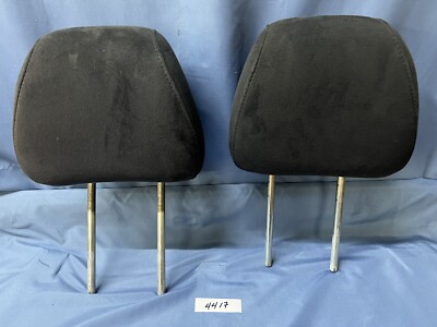 2010-12 NISSAN ALTIMA 4 DOOR SEDAN FRONT LEFT RIGHT SIDE HEADRESTS OEM BLK CLOTH