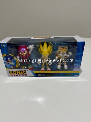 NEW SEALED Sonic the Hedgehog Team Sonic Collection Action Figure Set - 3pk