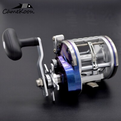 CAMEKOON SeaBoat Level Wind Trolling Reel Right Hand Star Drag Saltwater Fishing
