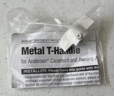 Andersen Metal T-Handle White For Casement And Awning Windows