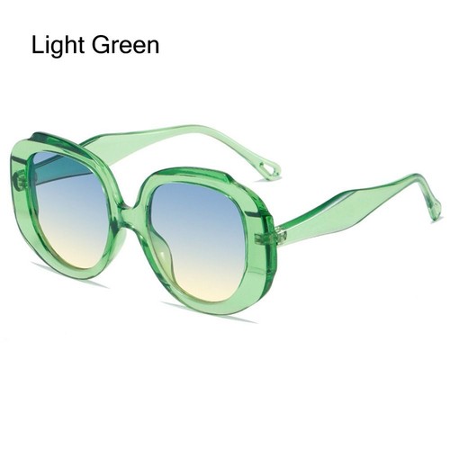 Vintage Oversized Glasses Round Frame Sun Glasses Women's Sunglasses Shades - Picture 15 of 19