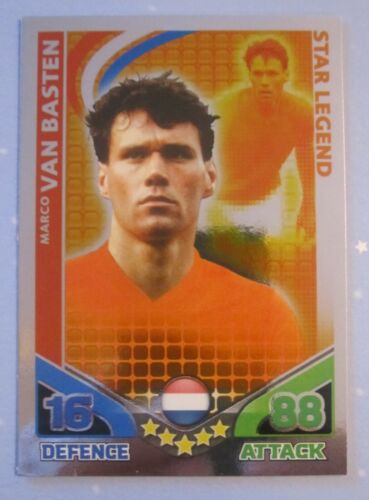Match Attax 2010 S.Africa World Cup Star Legend Marco van Basten of Netherlands - Imagen 1 de 1