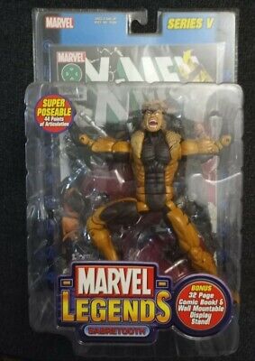 Marvel Legends X-Men Sabretooth Toy Biz Series V 6” Action Marvel Legends X-Men Sabretooth Toy Biz Series V 6” Action