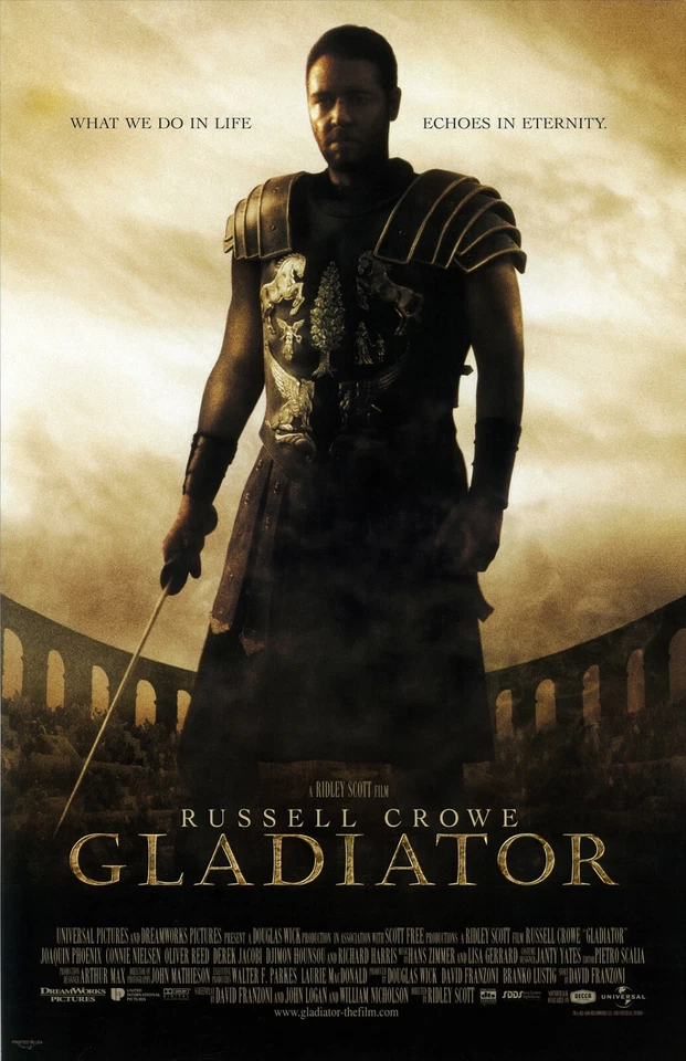 Gladiator movie poster print : 11 x 17 inches : Russell Crowe poster (A)