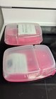 2 T-Mobile Tuesday Lunch Box w/Fork & Knife Food Storage Container Meal Prep — photo 3
