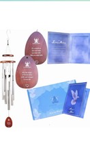 Sympathy Wind Chimes Memorial Gift With Poem For Outside