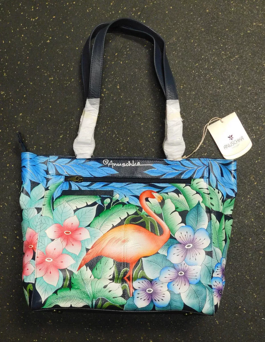 Anuschka flamingo best sale bag