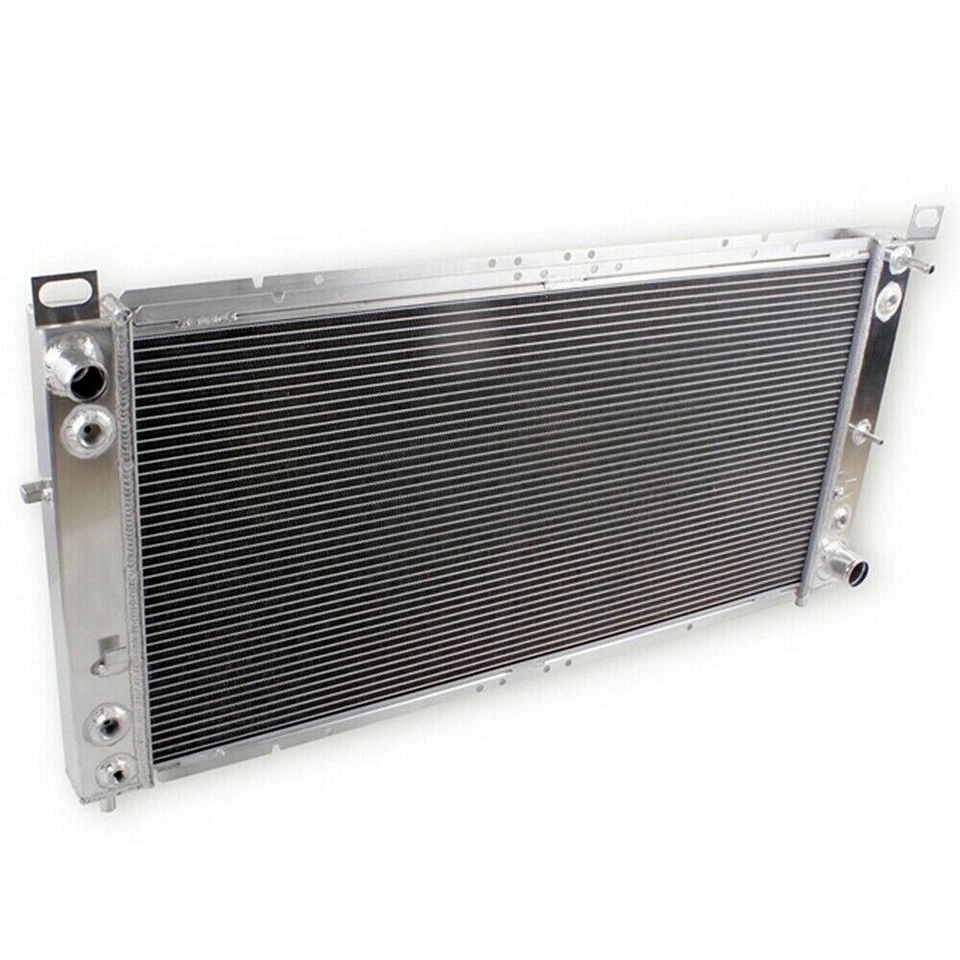 Aluminum Radiator For Chevy Silverado Suburban 1500 2500 GMC Yukon 5.3L 6.0 6.2L - Image 2 of 4