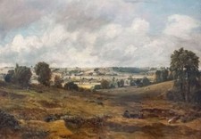 View of Dedham Vale 1815 John Constable Classic Wall Art Painting Print A3 A4