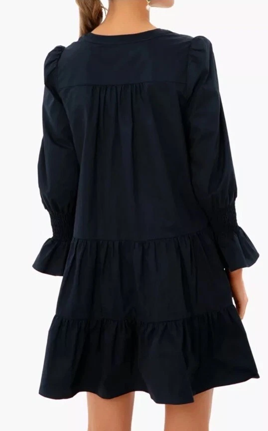 Pomander Place Tuckernuck Kenzo Popeline Scollo a V Manica Lunga Mini Abito Donna S