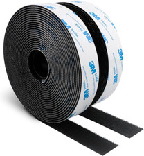 3M Hook and Loop Self Adhesive Tape 1" X 20Ft 9448A Sticky Back Interlocking Nyl