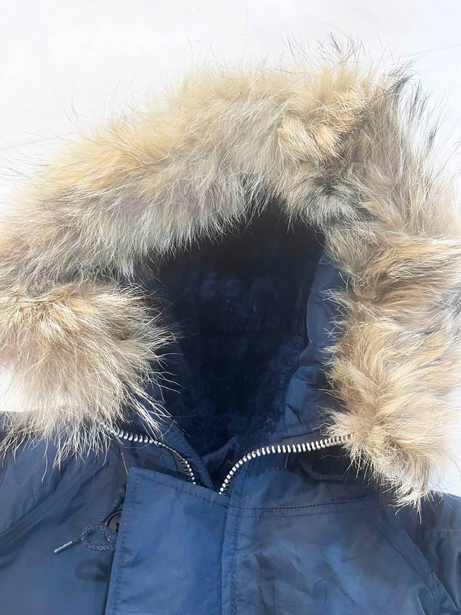 Vintage Spiewak N-3B Parka Fur Hooded Military Coat Flight