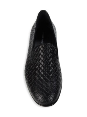 NIB Costume National Woven Leather Smoking Slippers $695  display picture 3