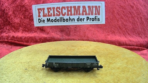 Fleischmann 828219 Niederbordwagen DB grün Ep. III Spur N 💥 TOP [2327] | Zustand: Gebraucht