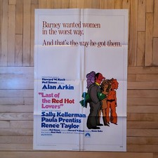 Last of The Red Hot Lovers 1972, Original Movie Poster Folded , Alan Arkin