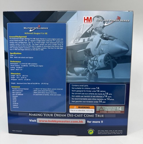 Hobby Master HA5141, F/A-18E "Golden Warriors" 168910, VFA-87, 2017 ", 1:72 - Picture 3 of 4