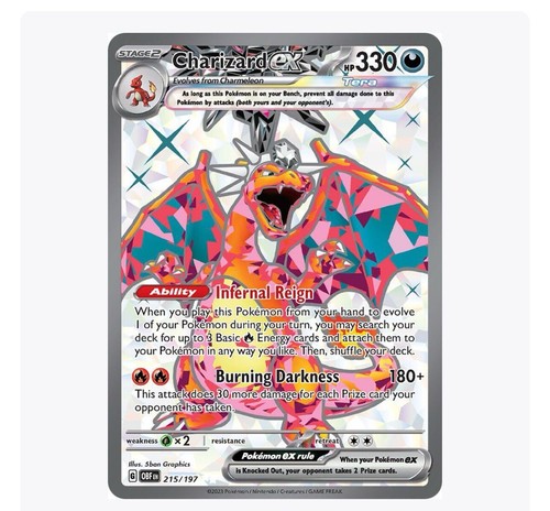 PSA 10 Gem Mint 2023 Pokemon Obsidian Flames Koraidon EX #124/197