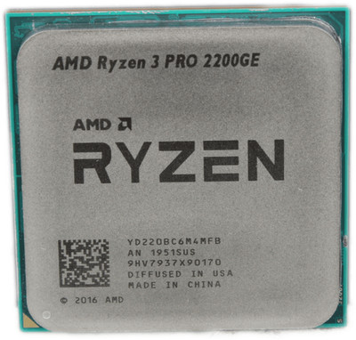 AMD Ryzen 3 PRO 2200GE Quad-Core CPU Processor w/ Radeon Vega Graphics AM4