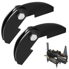 2 Pack Heavy Duty BBQ Smoker Hinge for BBQ Smoker Hinge Doors Size: 8 X 2 1/4