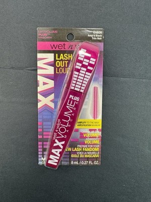 Wet n Wild Mascara Black Lash Out Loud Max Volume Plus  Amp'd Black NEW IN BOX