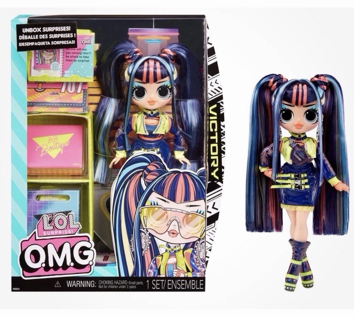LOL Surprise OMG Victory Fashion Doll W/ Multiple Surprises