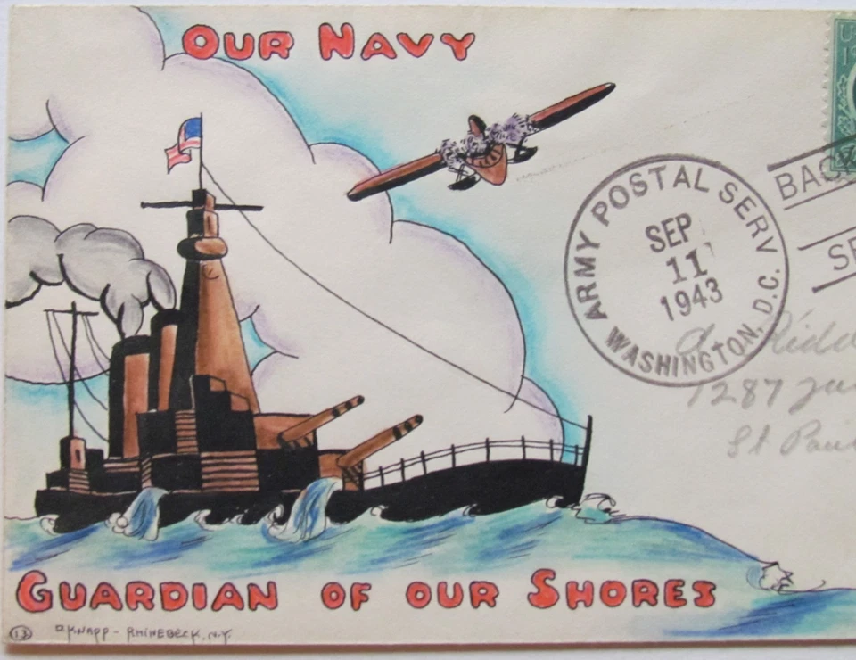 TWO, DOROTHY KNAPP WWII COVERS, GUARDIAN OF THE SHORES & REMEMBER PEARL HARBOR - Image 3 of 4