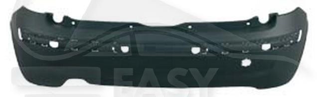 Pare-choc arrière adaptable Fiat Panda 10/2009 2010 2011 02/2012