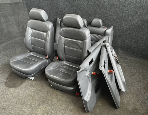 LEDER Innenausstattung VW Passat 3BG komplett Sitze SCHWARZ
