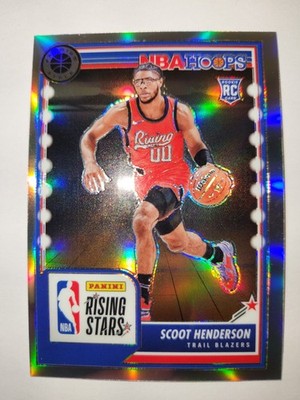 Scoot Henderson 23-24 Rookie Card Premium Stock Rising Stars Silver Prizm