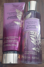 Victoria's Secret Autumn Blossom Fragrance Body Mist and Body Lotion Set NEW