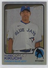 2022 Topps Heritage High Number Chrome Refractor 497/673 Yusei Kikuchi #687 1dm5
