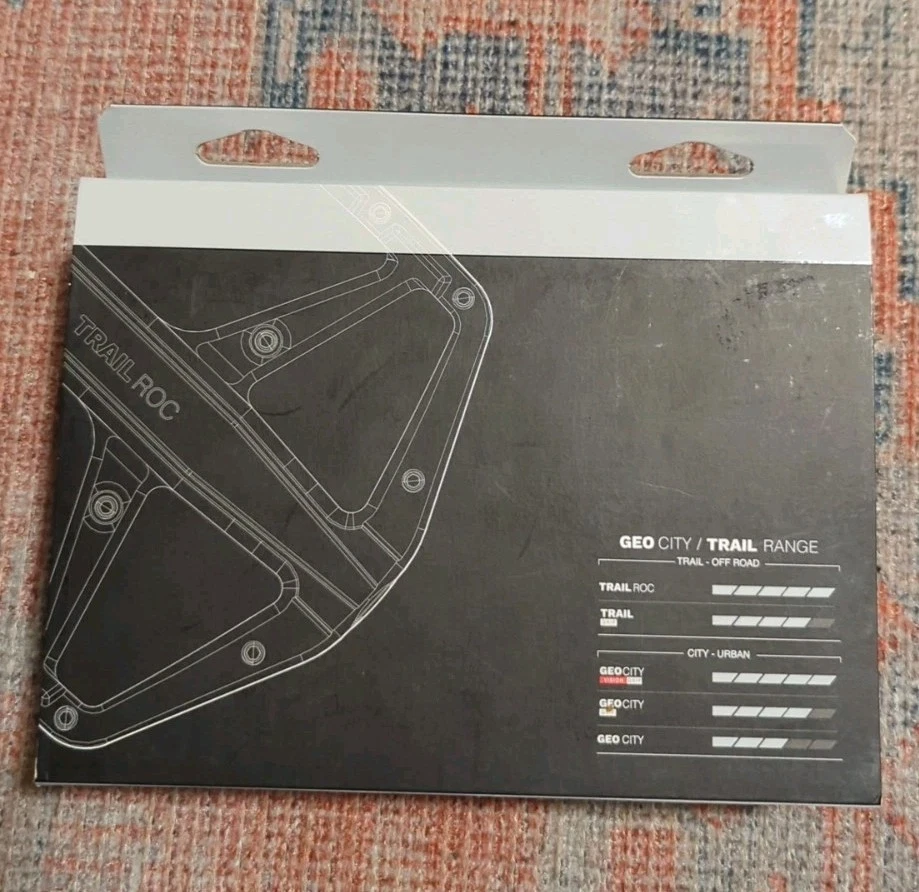 New in Box Look Trail ROC Flat Mountain Mtb Platform Bike Pedals Black - Image 2 of 4