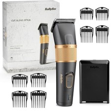 Image of BaByliss Graphite Precision 8-In-1 Multi-Trimmer Cord/Cordless Hair Clipper Gold