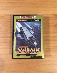 Super Xevious Gamp no Nazo Famicom NES Complete with Box Manual Sticker