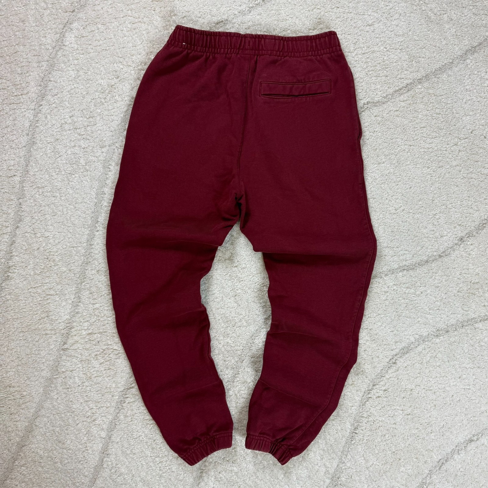 VTG Nike Red Navy Swoosh Medium Sweatshirt & Small Sweatpants Set Full Tracksuit image 8