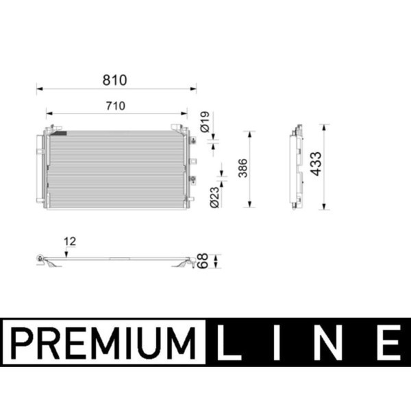 Kondensator Klimaanlage Mahle AC 1210 000P FüR Ford Kuga III-image