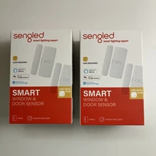 x2 Sengled Smart Window & Door Sensor Hub Required Works w Alexa Google 2 Pack