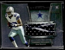 2013 Bowman Sterling #BSJRR-TWI Terrance Williams Rookie Relics SN,MEM 3203M