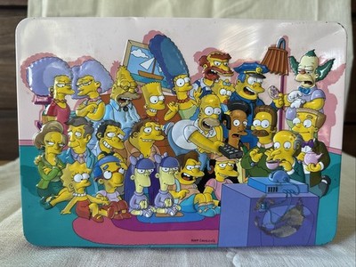 The Simpsons Springfield Collector's Biscuit Tin 2010 - Homer Watching TV 