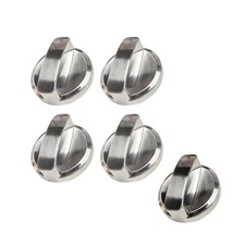 5 Pack Wolf Stove Knobs Replacement Stainless Steel Gas Cooktop Control Knobs US